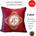 Super Soft Square Faux Throw Pillow Covers 16x16 Sofa Cushion Covers Pillow Case Decorative (Digital Design Print) - Bidoon Essma |Printed cushion cover|Decorative cushion cover|Digital print cushion cover|Affordable cushion cover|Comfortable cushion cove. 