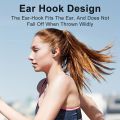 Premium Wireless HiFi Stereo Ear Hook Earbuds - Enjoy Rich Audio with TWS BT 5.3, Noise Reduction & Waterproof Design!. 