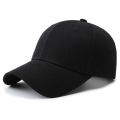 Plain Caps for Adults Sports Caps with Curved Brim Black Cap for Men with Adjustable Buckle on Back. 