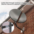 Rubber Cable Protector Starlink Cable Protector Kit 4pcs Rubber Bushings for Wall Hole Sealing Ethernet Cable Grommet Cover Protect Cables with Ease Wall Cable Routing Kit. 