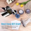 Candle Making Pouring Pot, 44 Oz Double Boiler Wax Melting Pot, Candle Making Pitcher, Heat-Resistant Handle. 