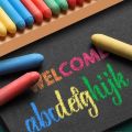 Creative Non-toxic Dust Free Chalk DIY Painting White Pen Teacher Chalk Markers Drawing Pens Solid Water Chalk Office Supplies. 