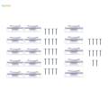 Curtain Rod Brackets with Screws Hardware Premium Support Hanger. 