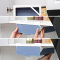 Techmanistan Multifunctional Self-Adhesive Retractable Under The Table Hidden Drawer Organizer, Under The Desk Storage Drawer, Under The Cabinet Kitchen Storage Organizer, Hidden Table Stationery Sticky Under Paste Plastic Desk Organizer. 