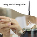 Screw-on Flex Cable Ring Sizer Accurate Plastic Ring Sizer Tool Us0-13 Easy-to-use Ring Size Gauge for Jewelry Southeast Asian Buyers Ring Measuring Tool. 