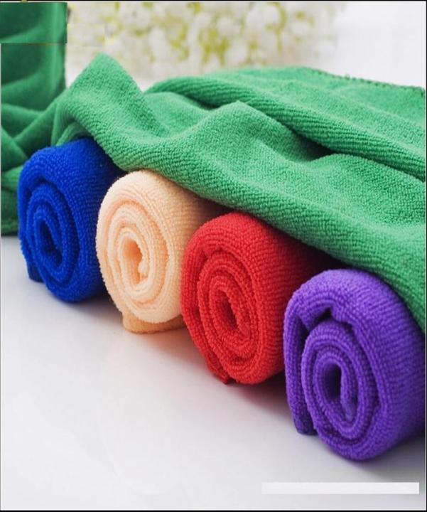 4Pk Microfiber Home Car Valeting Dusters Polishing Cleaning Cloths 30x30cm Large