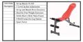 Multi Bench Sit Up Bench Ab Crunch Sit Up Bench Decline Bench Local 150kg weight capacity. 