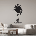 Hazrat Ali Horse , Hazrat hussain house , horse with sword   / muharram ul haram wall decor / muharram ul haram / Arabic Calligraphy/ Vinyl Wall Sticker Calligraphy Islamic Decoration Art Decal Sticker. 