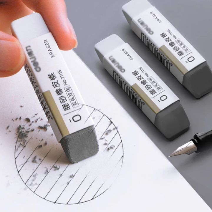 Fountain Pen Ink Erasers / Gel Pen Kawaii Matte Eraser Office Stationery Sand Rubber Clean Correction Supplies
