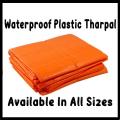 WATER PROOF TARPAL ORANGE | PLASTIC TARPAULIN | LONG LASTING RAINPROOF TARPAL. 