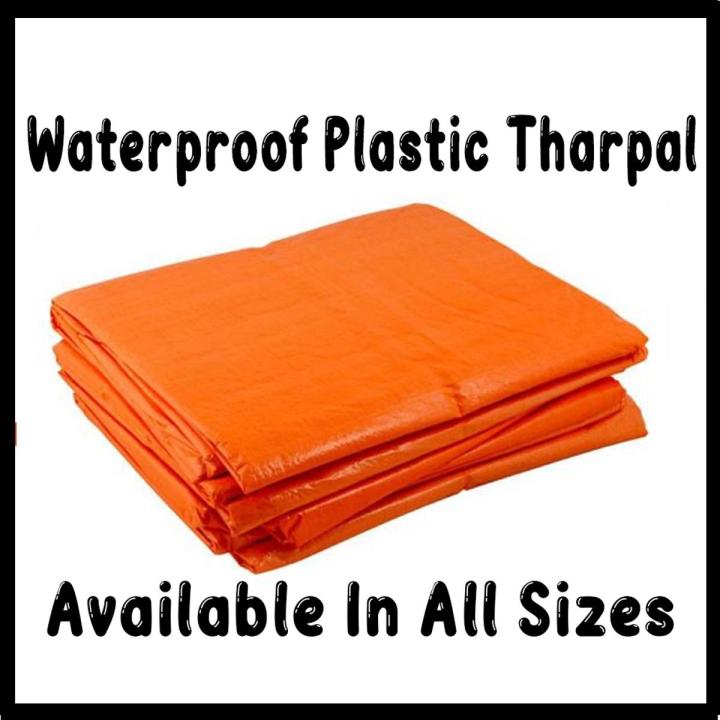 WATER PROOF TARPAL ORANGE | PLASTIC TARPAULIN | LONG LASTING RAINPROOF TARPAL