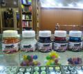Set Of 5 Glass Colors Transparent For Artists. 