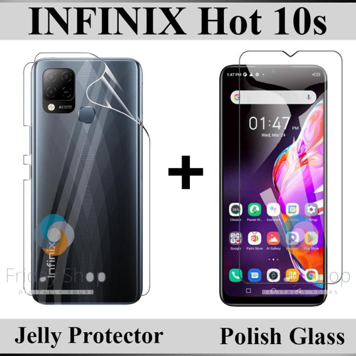 Back Jelly Hydrogel Protection For Infinix Hot 10s | Screen Protector Glass For Infinix Hot 10s