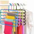 Pack of 3- New Multi-purpose High Quality Trousers Hanger 5 Layers Pants Hanger. 