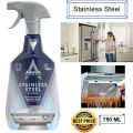 Astonish Stainless Steel & Shine 750 ML Spray (UK Imported) Removes Grease and Fingerprints. Gentle on Steel Surfaces. 