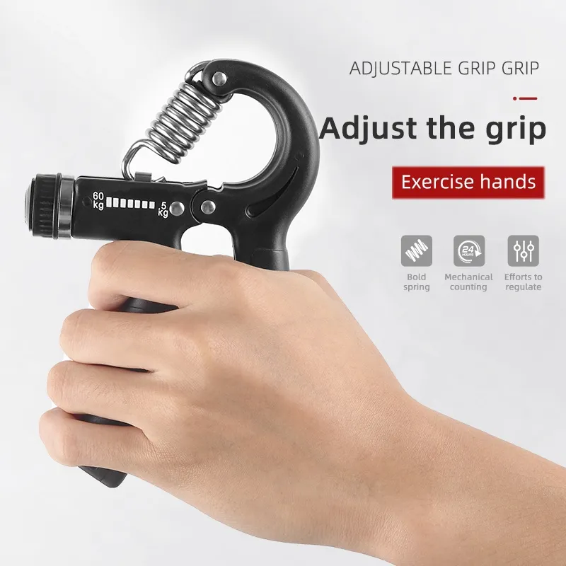 Adjustable Hand Grip Power Exerciser Forearm Wrist Strengthener