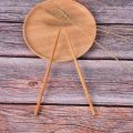【Topnotch Store】Wood Chopsticks Reusable Hashi Food Chinese Chop Sticks Handmade Natural Bamboo. 