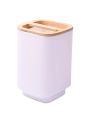 Stylish White Bathroom Set 6 Pcs. 