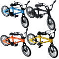 1 Pcs Finger BMX Bicycle Flick Trix Deck set Extreme Sports Functional Mountain Model Alloy Gadgets Novelty Gag Toys Mini Bikes. 