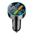 5 Ports USB Car Charge 250W Quick Mini Fast Charging For IPhone 11 Mobile Phone Charger Adapter In Car T5M1. 