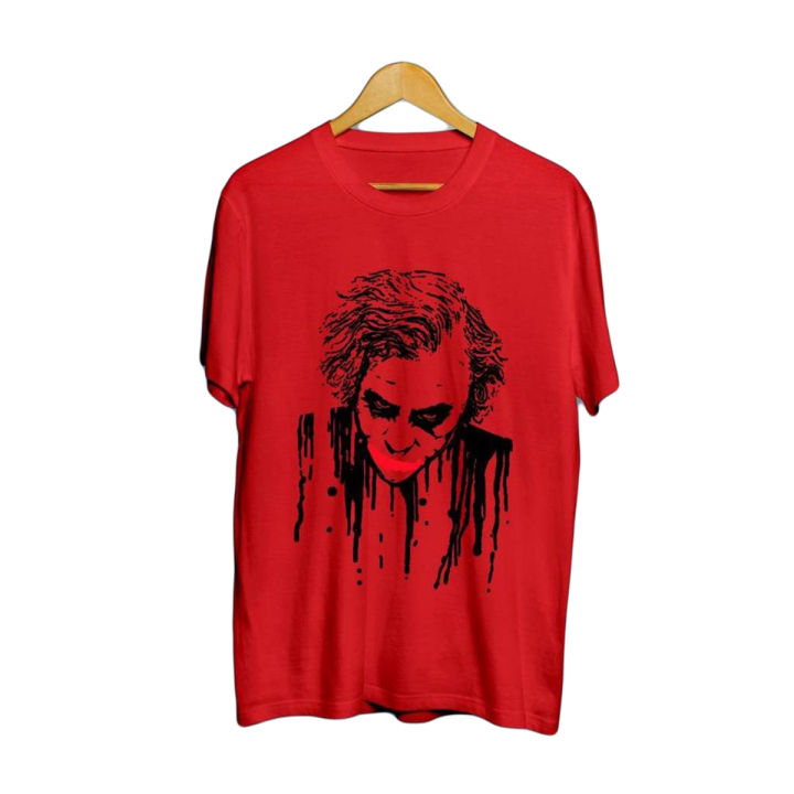 Red New Style Joker Printed Summer T-Shirt