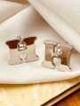 Cufflinks for Men | Initial Letter Cufflinks | A-Z Cufflinks | Alphabets Cufflinks | With Box | Shirt Button Clip Accessories | High Quality Cufflinks | Customize Alphabet Cufflinks. 