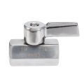 OYPFXMI Mini Ball Valve Stainless Steel(316) 1/4 Inch NPT Female X NPT Female Mini Ball Shutoff Valve. 