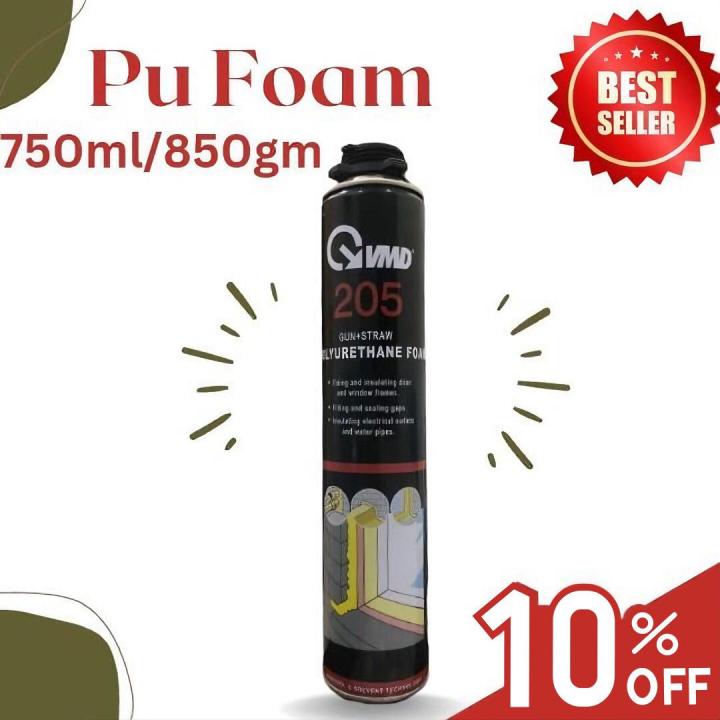 PU FOAM 750ML crack filler foam/Multi-Purpose PU Foam/Spray Foam ...