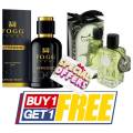 Pack of 2 Gifts Pack of 2 Perfumes - Buy 11 Get 1 Free -Fog  black With Darhim 100 ml. 