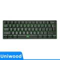 61 Keys Keyboards RGB Backlit Gamer Mechanical Keyboards 2.4G Wireless Keyboards for Desktop Tablet Laptop. 