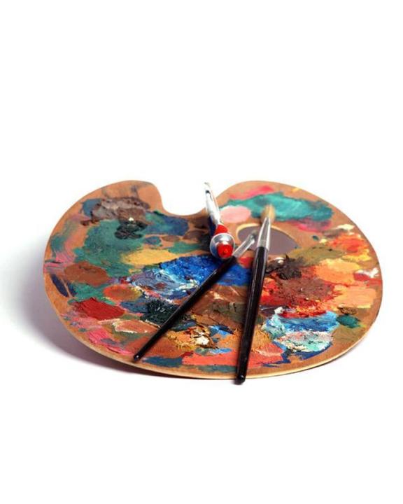 Vintage%20Artist%20Oval%20Wooden%20Palette%20Oil%20Painting%20Tray%20Wood%20Ellipse%20Drawing%20Palette%20-%20Image%205