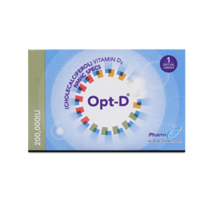 OPT-D Soft Gel Capsules 200000IU By PHARMEVO