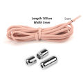 Elastic Sneakers shoelace Metal Lock Lazy Laces for Kids and Adult fits all shoe. 