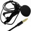 Clip-on Lapel Lavalier Collar Microphone: Clear Voice and Omnidirectional Pickup for Mobile Phones, Laptops and Pc. 