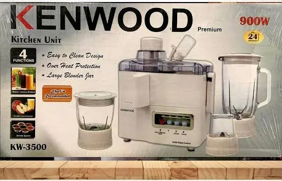 Kenwood Juicer Machine in1 with year Warranty,  Juicer-Blender-Chopper-Grinder- Juicer Machine Vegetable and Fruit Juice  Extractor