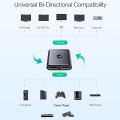 BlitzWolf BW-HDC2 Bi-Directional 4K Splitter TV Switcher 1X2 Port Dividers PC Liquid Crystal Display Video Distributor. 