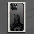 Superheros Batman LOGO Clear Matte Phone Case For iPhone 15 11 14 13 12 Pro Max Mini X XR Xs 8 7 Plus 6 6S Cover Funda. 