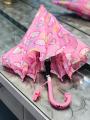 Small Kids Cartoon Umbrella - Multi color (Random Shape/Design length 22 inch and 17 inchs from mid to Sides). 