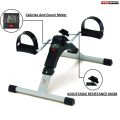 Mini Exercise Bike Exercise  Cycle Compact Under Desk Pedal Bike Pedal Cycle Exerciser for Arms and Legs with LCD Screen, Portable Foot Cycle, Digital Monitor, Step Tracker, and Adjustable Tension Knob. 