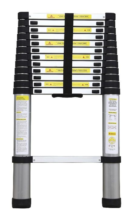 Aluminum Ladder Extendable Step Ladder 2.9 Meter (10 Feet) 10 steps Telescopic