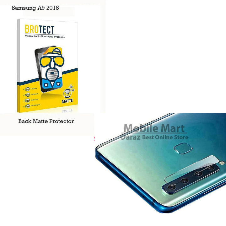 Samsung A9 2018 Back Matte Protector Soft Film Protector Soft Skin Sheet + Gorilla Flexible Protector Back Camera 9H For Samsung A9 2018 - FlipKart
