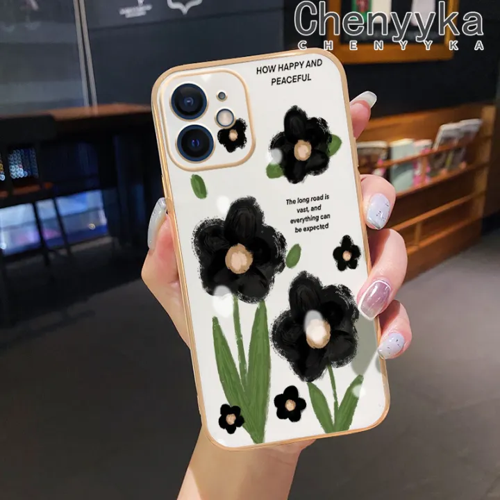 Chenyyka%20For%20Samsung%20Galaxy%20A01%20Core%20M01%20Core%20Case%20Cartoon%20Black%20Flowers%20Luxury%20Plating%20Phone%20Cases%20New%20Design%20Edge%20Pattern%20Soft%20Shockproof%20Shell%20Full%20Cover%20Camera%20Lens%20Protection%20Cover%20-%20Image%207