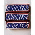 Snickers Chocolate 50g ( Pack of 3 ). 