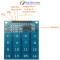 TTP229 16 Key Capacitive Touch Switch 16  Way/Channel 4x4 keypad Digital Touch Sensor Module Board. 
