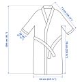 IKEA Bath Robe White Color Premium Quality. 