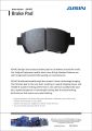 Advics Disk Brake Pads for Suzuki Alto 660 - OEM # 55810-64L10 , 55810-68H00 , 55810-72J00, , 55810-72J10 , 55810-72J20 , 55810-81M00 , 55810-82M0 , 1A24-33-23Z - Made in Japan. 