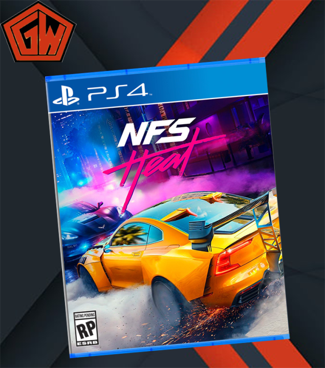 PLAYSTATION 4 DVD NEED FOR SPEED HEAT PS4 GAME