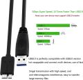 High Speed USB 3.0 Cable A to Micro B for Portable External Hard Drives. 