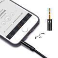 2 in 1 Female to 2 Male Headphones 3.5mm Splitter, connector Mic Audio Y Splitter AUX Cable, Headset Adapter, Single pin Headphone to PC Convertor, for PS4, Xbox, Tablet, Mobile. 