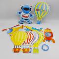 SPACE THEME CUTOUT BANNER ( 10 PCS IN PACK WITH RIBBON ). 
